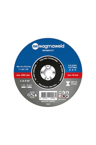 Magmaweld Magmacut Kesme Taşı Düz 180x3.0x22 MM-813m118031-nk