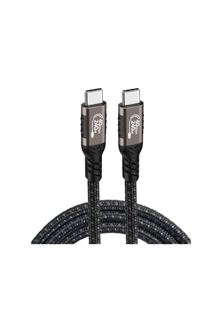 Zore Qg01 Type-c To Type-c Usb4 Pd Data Kablosu 240w 40gbps 8k 60hz 0.5 Metre