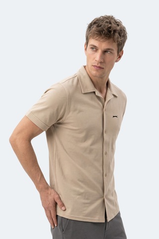 Slazenger Katelın Erkek Bej Gömlek