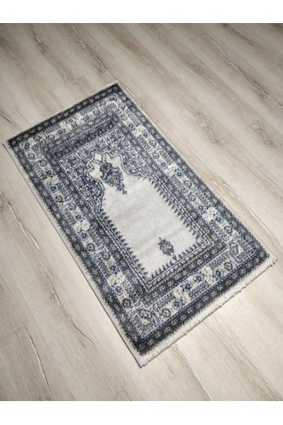 2 Adet Halı Sarayı Sihir Namazlık Seccade Nm012 Gri 60X115Cm