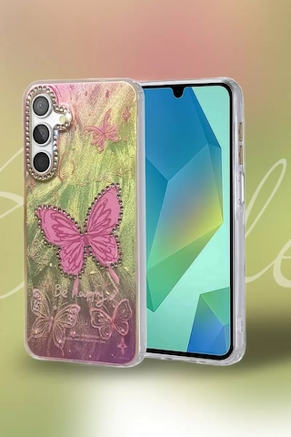 Newface Samsung Uyumlu Galaxy A24 4g Kılıf Blade Aynalı Desenli Kapak - Desen 5 Resimdeki