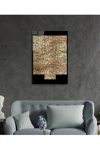 Es10 Dekoratif Baskı At Arabası Kanvas Tablo (80 x 130)