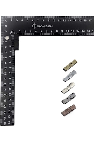 5x10 Mm Deri Bileklik Kiliti Mıknatıslı Kilit 20 Adet 5 X 10 Mm / Siyah