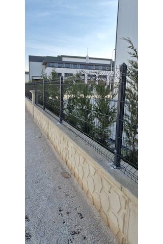 150'lik Panel Çit Takım 5 Mt + 1 Direk Avantaj Paket - Antrasit Gri
