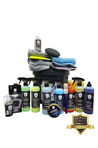 Oto Bakım Ve Temizlik Seti Pro 21 Bezli Set