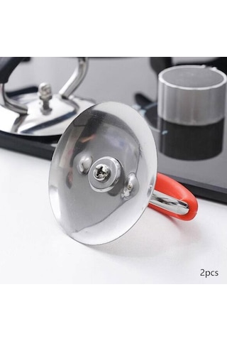 Homyl 2x Evrensel Tencere Kapağı Su Isıtıcıları Kapakları Kırmızı