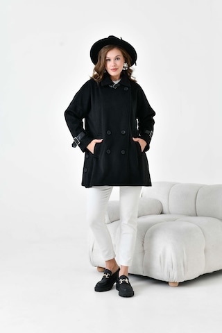 FTZ Women Ftz Kadın Kaşe Kaban Siyah 30948 Siyah