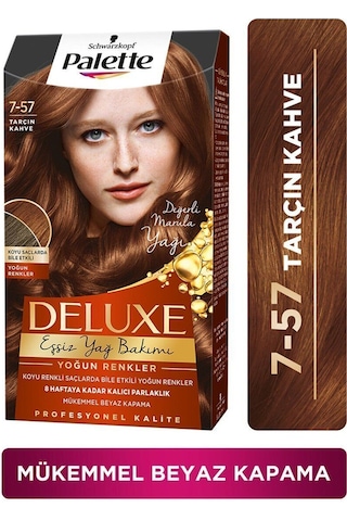 Schwarzkopf Palette Deluxe Yoğun Renkler 7 - 57 Tarçin Kahve Saç Bo