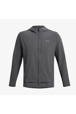 Under Armour Outrun The Erkek Gri Koşu Ceketi 1376794 Gri