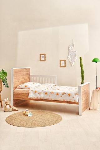 Soley Boho Bebek Nevresim Takımı 100x150 Cm Kiremit