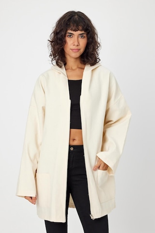 Alexandergardı Kapüşonlu Fermuarlı Oversize Ceket Unx-0074 001
