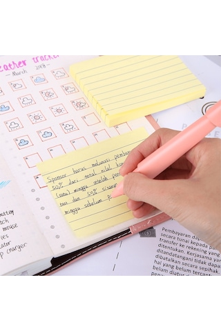 Deli To-do Yapışkanlı Not Kağıdı Sarı 76 101mm 100yp A00652