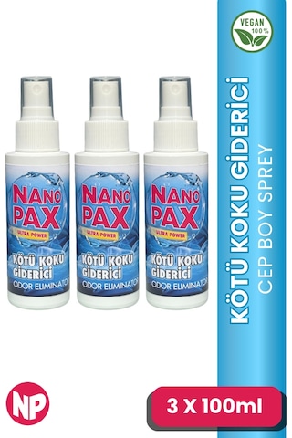 Kötü Koku Giderici Sıvı Sprey 3 X 100 Ml