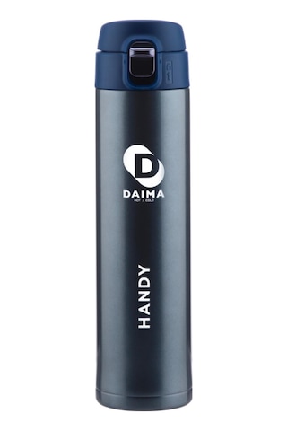 Daima Handy 520 Ml 12 Saat Sıcak 24 Saat Soğuk Lacivert Termos Lacivert