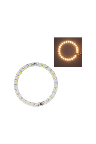 Shineyee 10w Usb Çift Renkli Led Işık Paneli, Beyaz/ıslak Işık, Dairesel Aluminium Substrat, 50 Adet 2835 Smd Ampul, Işık Regülatörlü Kablolu Diğer