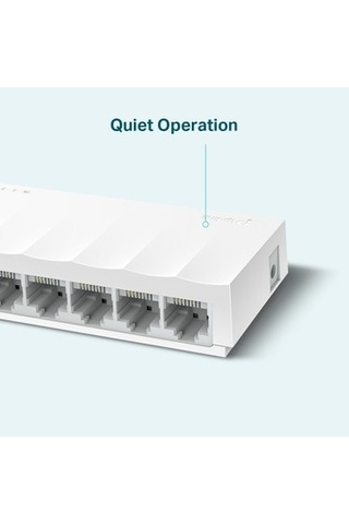 8 Port 10-100 Mbps Switch, Plastik Kasa İle Dayanıklı Tasarım