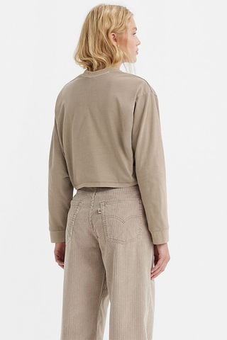 Levi's Kadın Crop Fresh Kahve Sweatshirt - A3525-0005 001