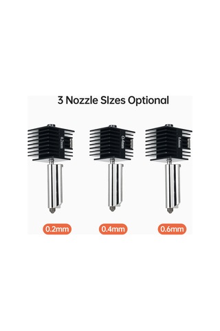 Jeemson Bambu Lab A1/a1mini Uyumlu 0.2mm Sert Çelik Nozzle, Isıl Uç Seti, 3d Yazıcı Ekipmanı, Ekstruder Değiştirme Parçası, Silikon Kılıf Diğer