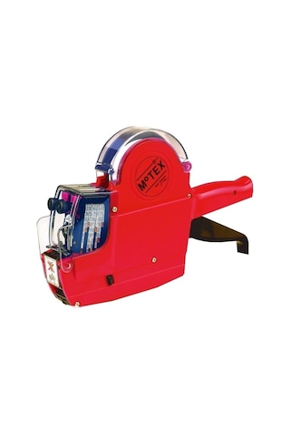 Motex MX-6600 LPlus 10 Hane Etiketleme Makinesi Kırmızı