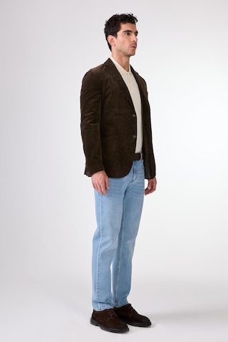 Dufy Kahve Erkek Ceket - Slim Fit Kahverengi