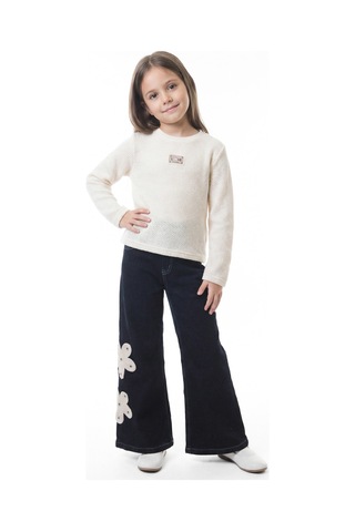 Xo Kids Kız Çocuk Folarlı 3lu Alt Üst Takım 7-14 Yaş 3907-4907 Ekru