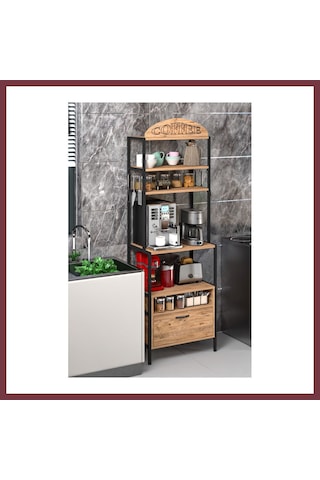 Storeşahin Metal Kahve Köşesi Kahverengi Shn0720