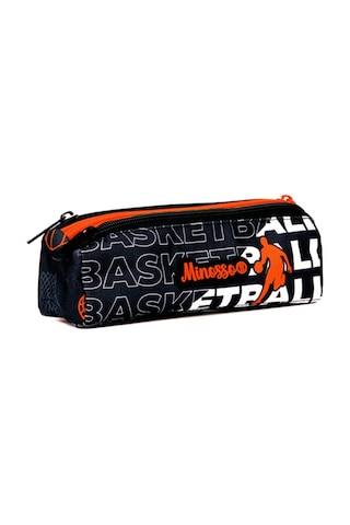 Basketbol Desenli Erkek Çocuk Üç Bölmeli Kalem Çantası
