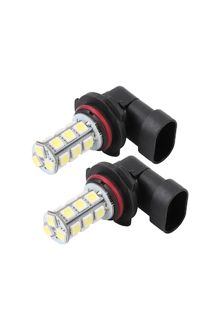 Xindoker 9005/hb3 Tipi 18 Smd 5050 Led Bulb Seti 2 Adet - Beyaz Işık, 50.000 Saat Ömür, Kolay Kurulum, Fener Ve Gündüz Çalışma Lambası İçin