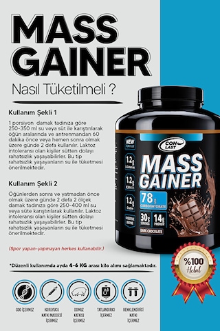 Bcaa 300 Gr / Mass Gainer 2000 Gr Çikolata Aromalı