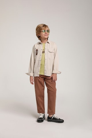 Xo Kids Erkek Çocuk Gömlek 4-8 Yaş 2550 Taş Rengi