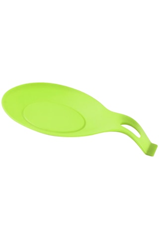 Suntek Isıya Dayanıklı Silikon Kaşık Dinlenme Mutfak Yeşil