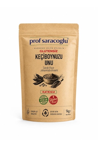 Glutensiz Keçiboynuzu Unu 1 Kg - Vegan - Katkısız - Yüksek Lif