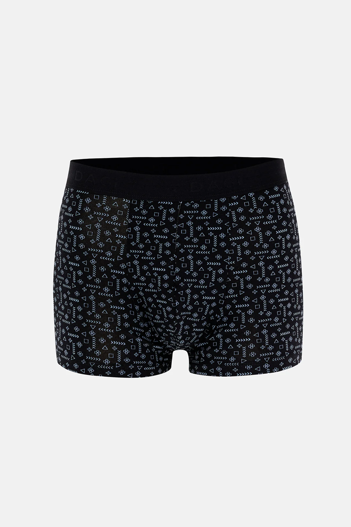 Dagi Erkek Siyah Desenli Pamuklu Boxer-2 Adet- 5210sd