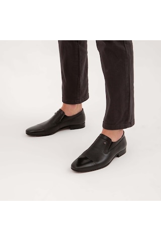 Tamer Tanca Erkek Hakiki Deri Siyah Makosen Ayakkabı 221 20472k Erk Ayk Sk21-22 Syh Mlk/syh Gyk Siyah