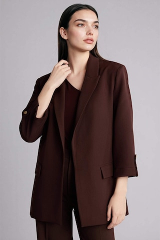 Defacto Regular Fıt Blazer Ceket G7818ax26spbn324 Kahve-bn324