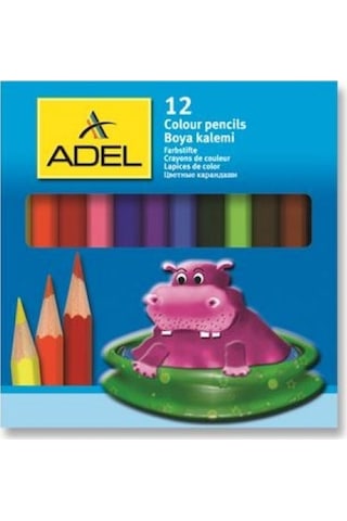 Adel 12 li Yarım Boy Kuru Boya
