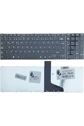 Toshiba Uyumlu Satellite C850, C855, C870, C875 Klavye (Siyah)
