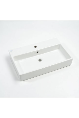 Ideal Standard - Tezgah Üstü Lavabo Batarya Delikli 70x42 Cm Beyaz - Z250801-