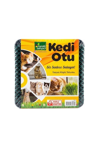 Meraklı Bahçeci Kedi Çimi - Kedi Sindirim Sistemini Rahatlatıcı Zindeliklı Kedi Otu