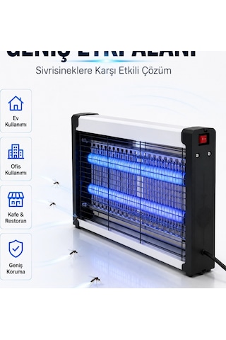 10w Uv Haşere Kontrol Cihazı Sessiz Çalışan Elektrikli Sinek Öldürücü Lamba