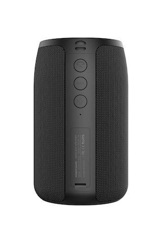 Wezone S32 Siyah Bluetooth Hoparlör - Tws Eşleşme, Su Geçirmez, Düşük Frekanslı Stereo, Sesli Konuşma, Taşınabilir - Ev/parti/doğa İçin