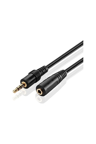 10 Metre 3.5Mm Aux Stereo Ses Kulaklık Uzatma Kablosu Erkek Dişi Ekleme