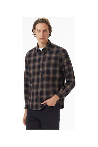 Nautica Erkek Kahverengi Classic Fit Gömlek W47410t Kahverengi