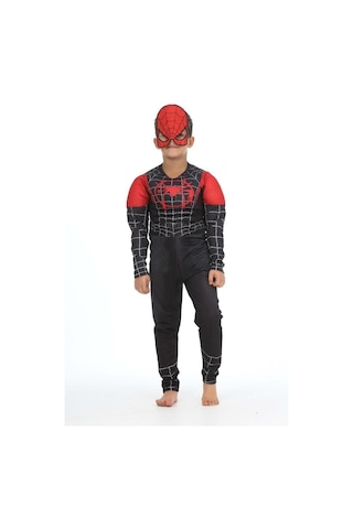 Lolliboomkids Yeni Sezon Sevilen Karakter Örümcek Adam / Spiderman Kaslı Kostüm
