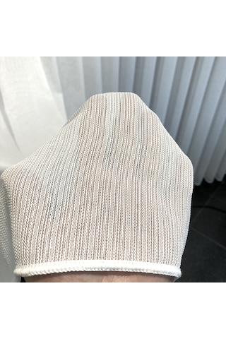 Perdefony Sıralı Mat Çelik Düz Tül Perde Dökümlü ve Gramajlı