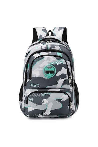 Liseoğrencileri Hafif Basit Kamuflaj Sırttantalari-yeşil Yeşil