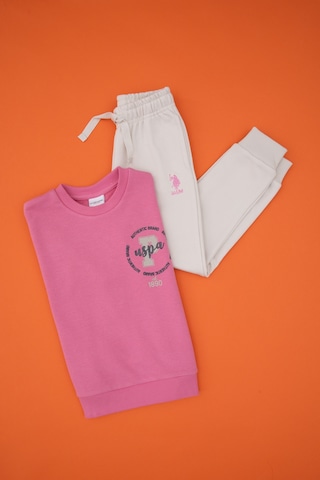 U.s. Polo Assn. Kız Çocuk Menekşe Pijama Takım 50318958-vr037 Menekse