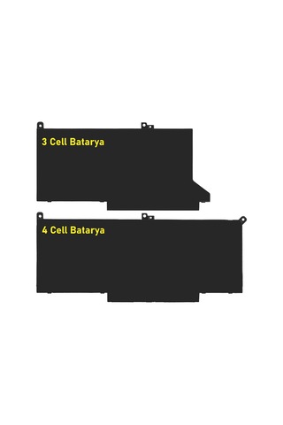 Retro Dell Latitude 7280 7290 7380 7390 Uyumlu Laptop Bataryası F3ygt Dj1j0 4 Cell - Rdl-197