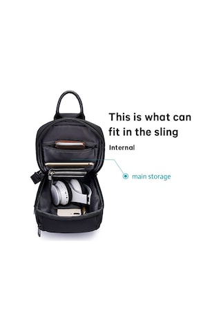 Bange Bg-7565 Erkek Kilitli Crossbody Göğüs Çantası 001