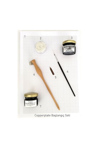 Copperplate Başlangıç Seti, Gölge Yazı, Kaligrafi Yazı Seti